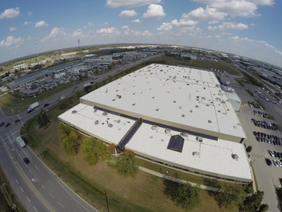 Aerial photo of Powercor Manufacturing in Guelph