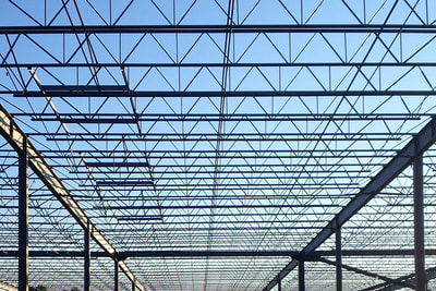 Hammond Manufacturing roof in progress