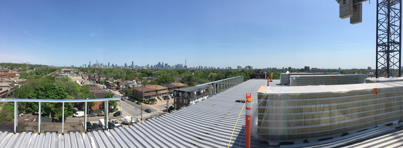 Photo of a roof top in Toronto, Ontario